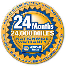 Napa Auto Care center Warranty